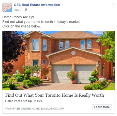 Facebook Ads: Example 3